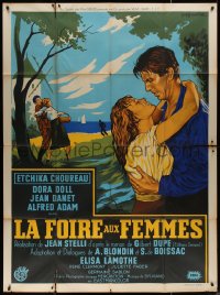 4k1282 TIDES OF PASSION French 1p 1959 La Foire Aux Femmes, Noel art, premarital customs!
