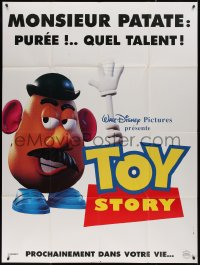 4k1292 TOY STORY advance French 1p 1995 Disney & Pixar cartoon, great image of Mr. Potato Head!