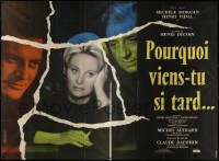 4k0725 TOO LATE TO LOVE French 4p 1959 Michele Morgan, Henri Vidal, Pourquoi Viens-tu Si Tard?