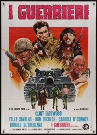 4k0193 KELLY'S HEROES Italian 1p 1970 Clint Eastwood, Telly Savalas, Don Rickles, Donald Sutherland
