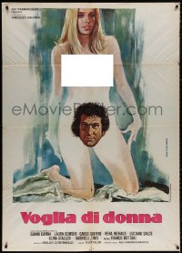 4k0524 VOGLIA DI DONNA Italian 1p 1978 sexy art of Cavina & naked Laura Gemser by Ferrari!