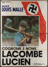 4k0162 LACOMBE LUCIEN Italian 2p 1974 directed by Louis Malle, French WWII Resistance, rare!