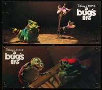 4k0018 BUG'S LIFE 10 8x20 LCs 1998 Disney/Pixar computer animated insect cartoon, cool scenes!