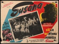 4k0139 SUSANA Mexican LC 1951 Luis Bunuel directed, sexy bad girl Rosita Quintana, very rare!