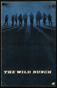 4k0071 WILD BUNCH pressbook 1969 Sam Peckinpah cowboy classic, William Holden & Ernest Borgnine