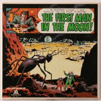 4k0041 FIRST MAN IN THE MOON record 1974 from the H.G. Wells novel, great Wally Wood EC-like art!