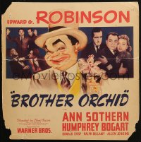 4k0251 BROTHER ORCHID WC 1940 art of Edward G Robinson, 3 images of Humphrey Bogart, very rare!