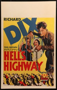 4k0297 HELL'S HIGHWAY WC 1932 prison escape movie that preceded I Am A Fugitive From A Chain Gang!