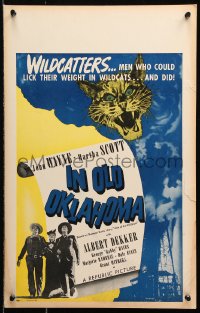 4k0305 IN OLD OKLAHOMA WC 1943 wildcatter John Wayne, Martha Scott & Dale Evans in the oil fields!