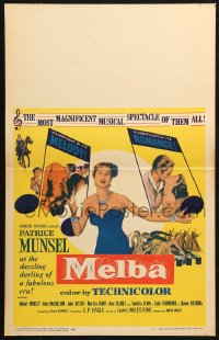 4k0337 MELBA WC 1953 Patrice Munsel, in most magnificent musical spectacle of them all, rare!