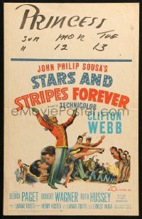 4k0378 STARS & STRIPES FOREVER WC 1953 Clifton Webb as band leader & composer John Philip Sousa!