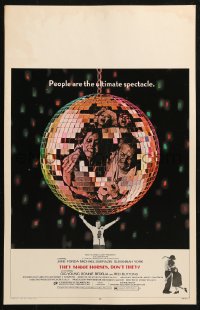 4k0386 THEY SHOOT HORSES, DON'T THEY WC 1970 Jane Fonda, Sydney Pollack, cool disco ball image!