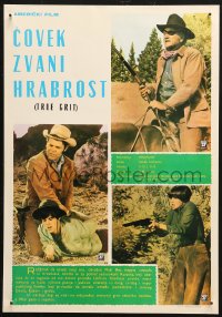 4k0017 TRUE GRIT Yugoslavian LC 1969 John Wayne as Rooster Cogburn, Kim Darby, Glen Campbell