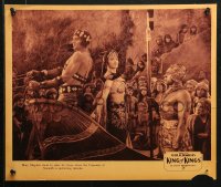 4k0009 KING OF KINGS 5 jumbo LCs 1927 Cecil B. DeMille Biblical epic, Cumming, Logan, Varconi!