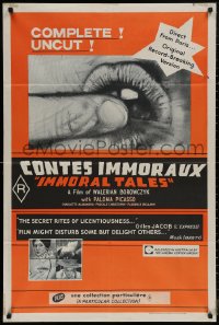 4m0308 IMMORAL TALES/PARTICULAR COLLECTION Aust 1sh 1970s Contes Immoraux, sexy and different!