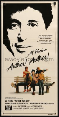 4m0347 AUTHOR! AUTHOR! Aust daybill 1982 Al Pacino, Dyan Cannon, Tuesday Weld, dysfunctional family!