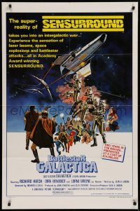 4m0642 BATTLESTAR GALACTICA style C 1sh 1978 great sci-fi art by Robert Tanenbaum!