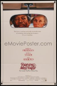 4m0786 DRIVING MISS DAISY 1sh 1989 art of Morgan Freeman & Jessica Tandy, Bruce Beresford directed!