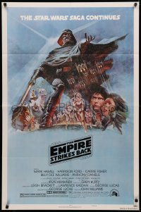 4m0803 EMPIRE STRIKES BACK style B NSS style 1sh 1980 George Lucas classic, art by Tom Jung!