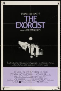 4m0813 EXORCIST 1sh 1974 William Friedkin, Von Sydow, horror classic from William Peter Blatty!