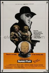 4m0818 FAMILY PLOT 1sh 1976 from the mind of devious Alfred Hitchcock, Karen Black, Bruce Dern!