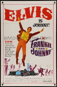 4m0847 FRANKIE & JOHNNY 1sh 1966 Elvis Presley turns the land of the blues red hot!