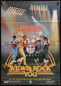 4m0197 WE WILL ROCK YOU German 1982 Queen, Freddie Mercury, Brian May, Roger Taylor, Deacon!