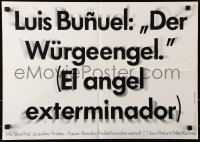 4m0163 EXTERMINATING ANGEL German 16x23 R1970 El angel exterminador, Luis Bunuel, Mexican!