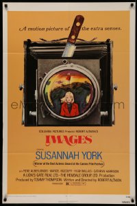 4m0945 IMAGES 1sh 1972 Robert Altman, Susannah York, cool camera w/knife image!