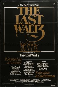 4m0988 LAST WALTZ 1sh 1978 Martin Scorsese, it started as a rock concert & became a celebration!