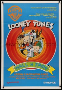 4m1009 LOONEY TUNES HALL OF FAME 1sh 1991 Bugs Bunny, Daffy Duck, Elmer Fudd, Porky Pig!