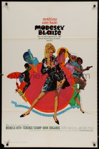 4m1051 MODESTY BLAISE 1sh 1966 Bob Peak art of sexiest female secret agent Monica Vitti!