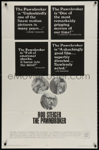 4m1114 PAWNBROKER 1sh 1965 concentration camp survivor Rod Steiger, directed by Sidney Lumet