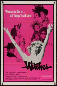 4m1350 WITCHES 1sh 1967 Le Streghe, Silvana Mangano, Clint Eastwood shown in cowboy hat!