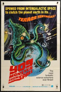 4m1359 YOG: MONSTER FROM SPACE 1sh 1971 it was spewed from intergalactic space to clutch Earth!