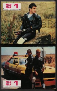 4m0047 MAD MAX 11 French LCs R1983 wasteland cop Mel Gibson, George Miller Australian sci-fi classic!