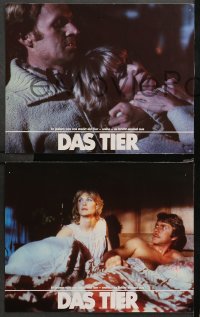 4m0091 HOWLING 15 German LCs 1981 Joe Dante, lots of great werewolf FX images, Dee Wallace
