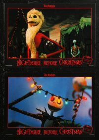 4m0094 NIGHTMARE BEFORE CHRISTMAS 13 German LCs 1994 Tim Burton, great cartoon horror images!