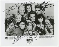 4p0338 BEVERLY HILLS 90210 signed TV 8x10 still 1991 by Priestly, Doherty & most of the top cast!