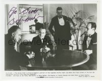 4p0340 BOB HOSKINS signed 8x10 still 1984 with Fred Gwynne in Francis Ford Coppola's The Cotton Club!