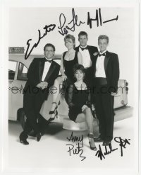 4p0557 CAROLINE IN THE CITY signed 8x10 REPRO still 2000s by Lea Thompson, Lutes, Gets, Pietz & Lauer!
