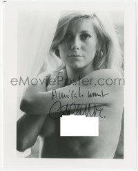4p0558 CATHERINE DENEUVE signed 8x10 REPRO still 1980s super sexy nude portrait of the French star!