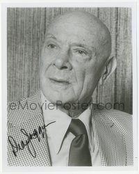 4p0354 DEAN JAGGER signed 8x10 still 1980s great head & shoulders portrait late in his career!