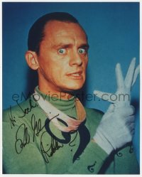 4p0519 FRANK GORSHIN signed color 8x10 REPRO still 2000s great portrait as The Riddler from Batman!