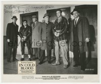 4p0369 GERALD S. O'LOUGHLIN signed 8x9.75 still 1967 great portrait with co-stars in In Cold Blood!