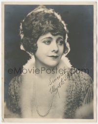 4p0407 MYRTLE STEDMAN signed deluxe 7.5x9.5 still 1910s head & shoulders portrait of the silent star!