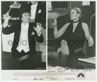 4p0414 RACHEL ROBERTS signed 8x9.5 still 1978 great split image with Dudley Moore from Foul Play!