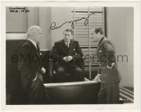 4p0620 ROBERT YOUNG signed 8x10 REPRO still 1932 in court between Lewis Stone & John Miljan in Unashamed!