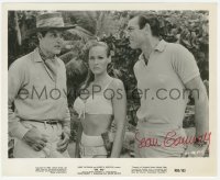 4p0421 SEAN CONNERY signed 8x10 still R1965 as James Bond with sexy Ursula Andress in Dr. No!