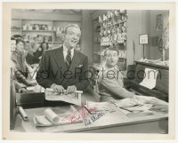 4p0425 THREE LITTLE WORDS signed TV 8x10 still R1960s by BOTH Fred Astaire AND Red Skelton!